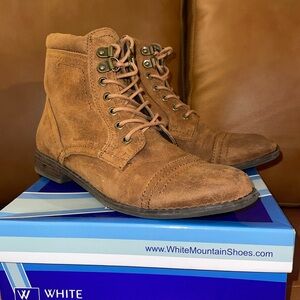 White Mountain Tifton Tobacco Suedette Boots Women’s size 7.5